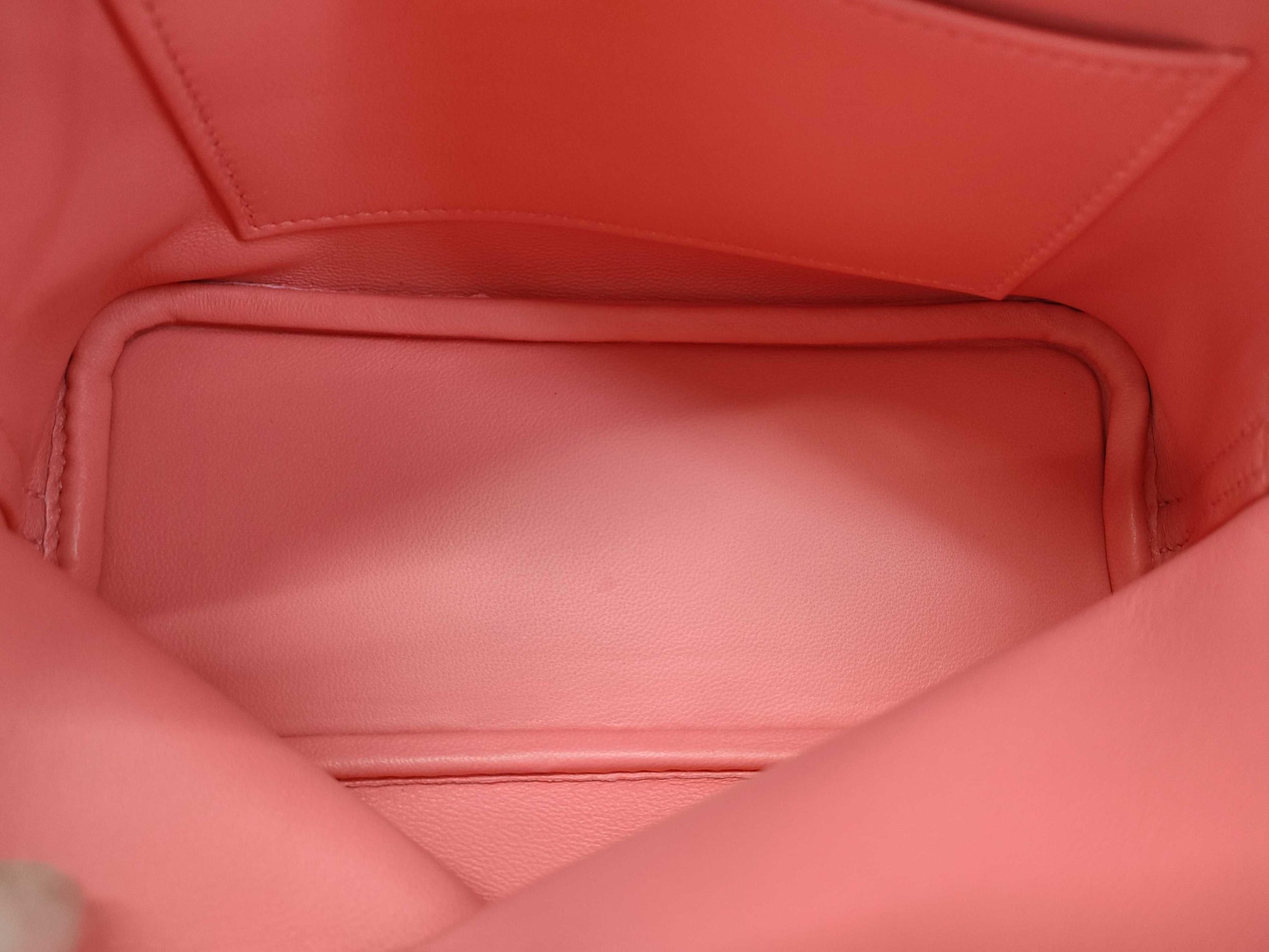 HERMES Bolide 1923 Mini Rose Azalee Evercolor Handbag with Silver Hardware and K Stamp