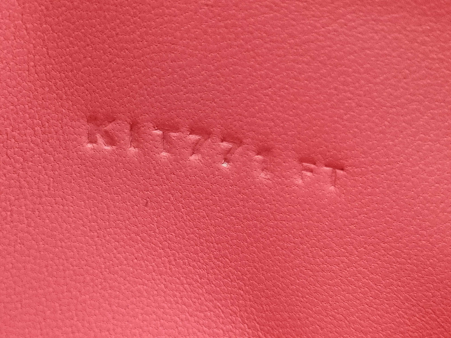 HERMES Bolide 1923 Mini Rose Azalee Evercolor Handbag with Silver Hardware and K Stamp