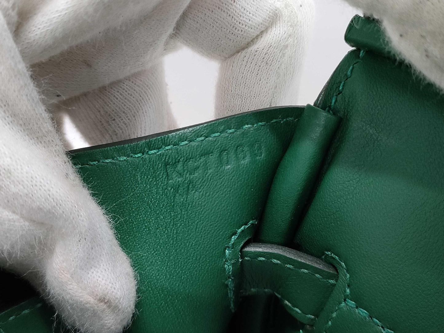 HERMES Birkin 25 Cargo Vertigo Toile H Leather Handbag with Silver Hardware and K Stamp