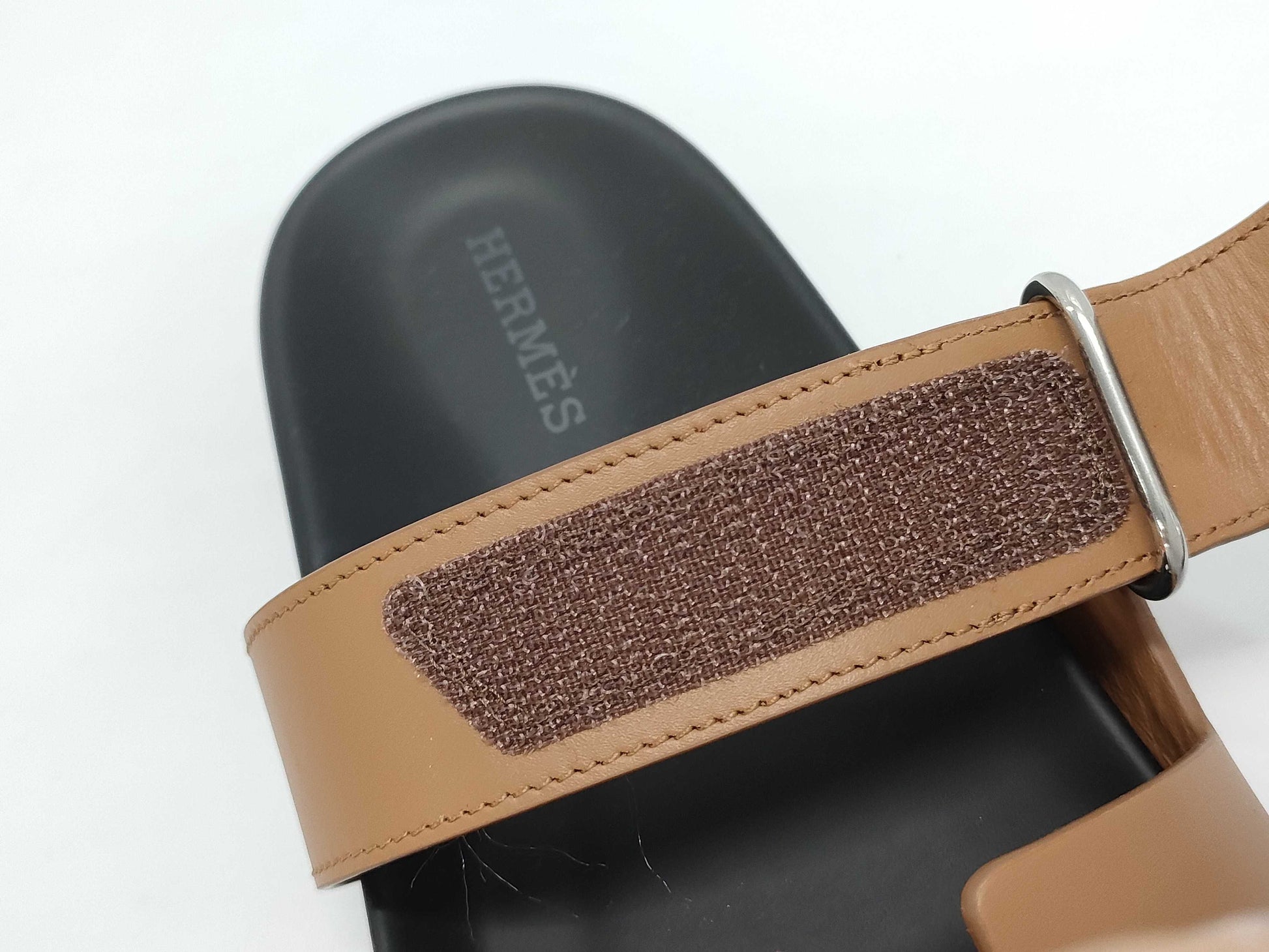 HERMES Sandals "Chypre" Natural Size: 36 Sandals
