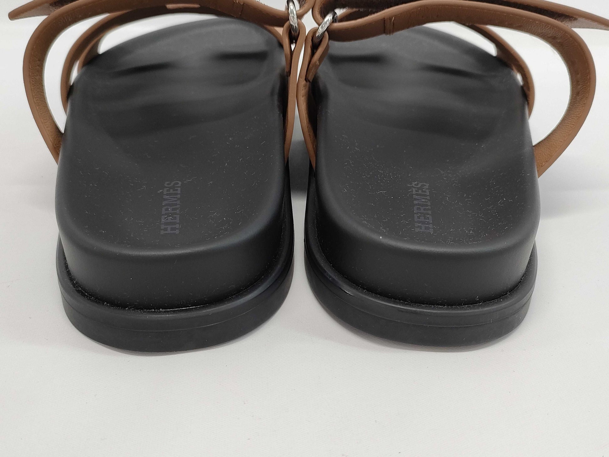 HERMES Sandals "Chypre" Natural Size: 36 Sandals