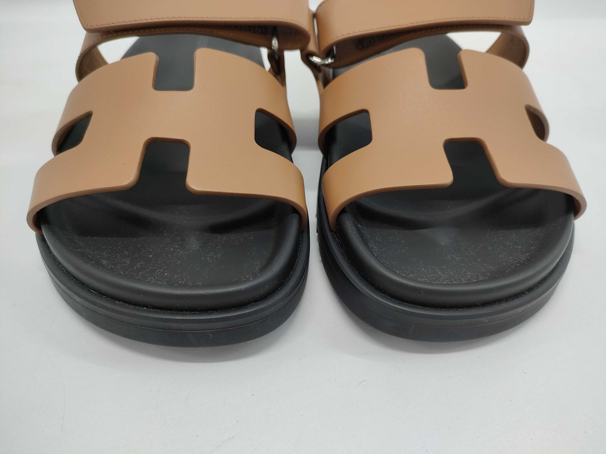 HERMES Sandals "Chypre" Natural Size: 36 Sandals