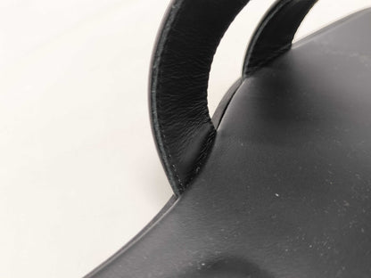 HERMES Sandals "Oran" Black Size: 36 Sandals