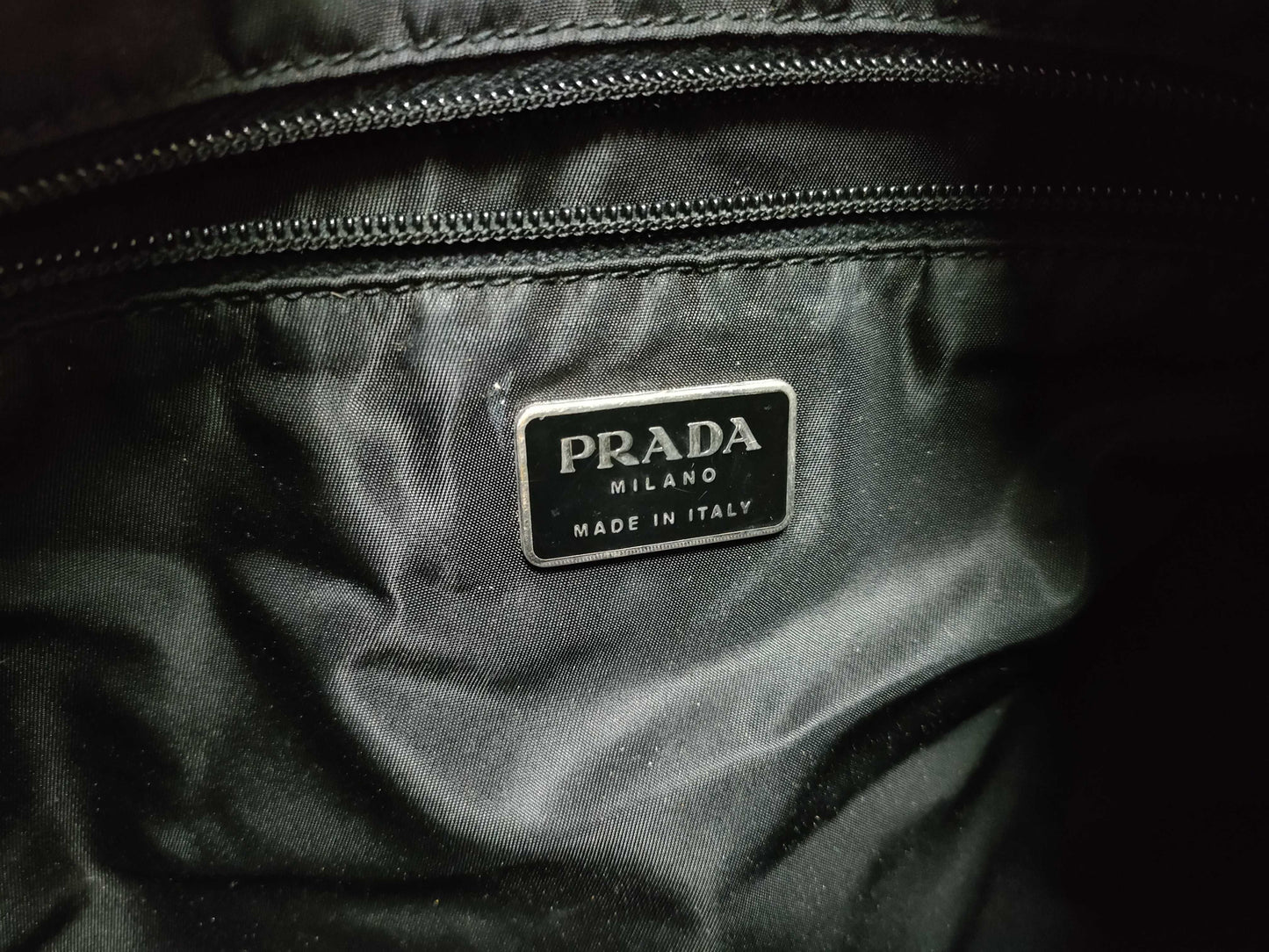 PRADA Nylon Prada Tessuto Shoulder Bag