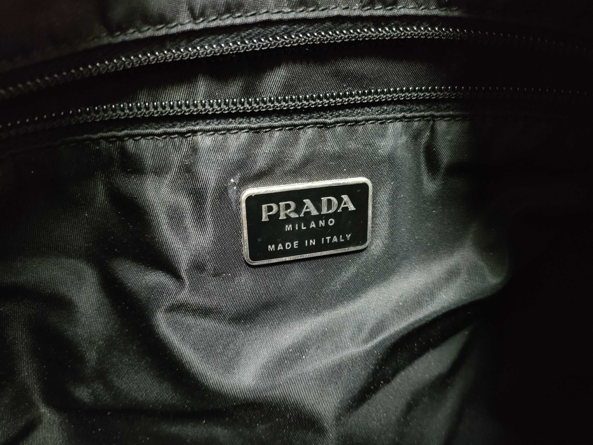 PRADA Nylon Prada Tessuto Shoulder Bag