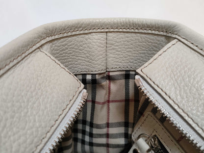 BURBERRY BURBERRY Leather Nova Check Handbag Handbag