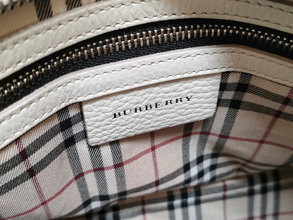 BURBERRY BURBERRY Leather Nova Check Handbag Handbag