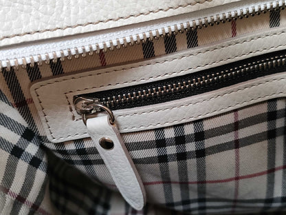BURBERRY BURBERRY Leather Nova Check Handbag Handbag
