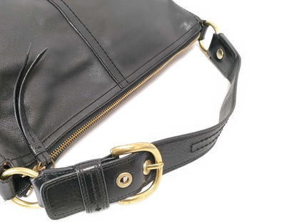 COACH Leather Black One-Shoulder Soho Shoulder Bag