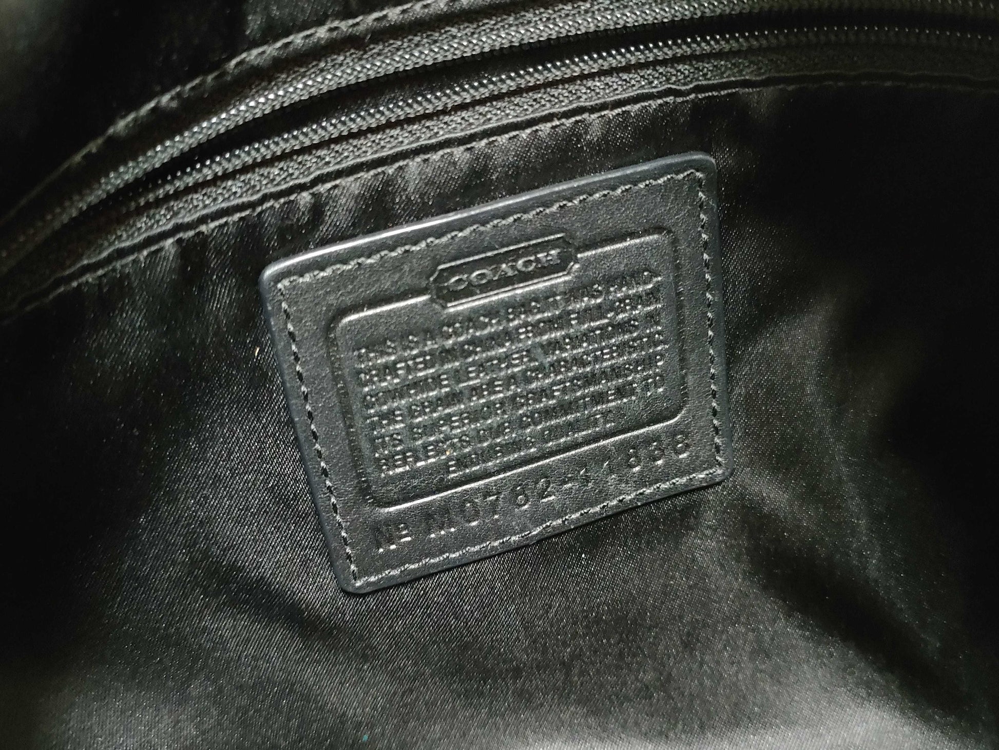 COACH Leather Black One-Shoulder Soho Shoulder Bag