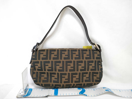 FENDI Zucca Mamma Bucket One-Shoulder Brown Shoulder Bag