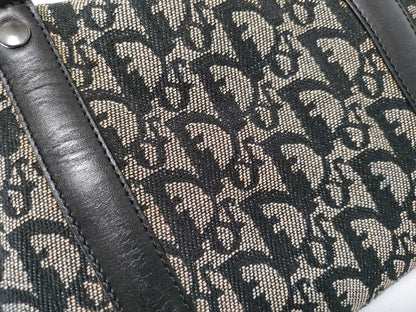 Dior Trotter Mini Boston Handbag with D-shaped hardware, Navy