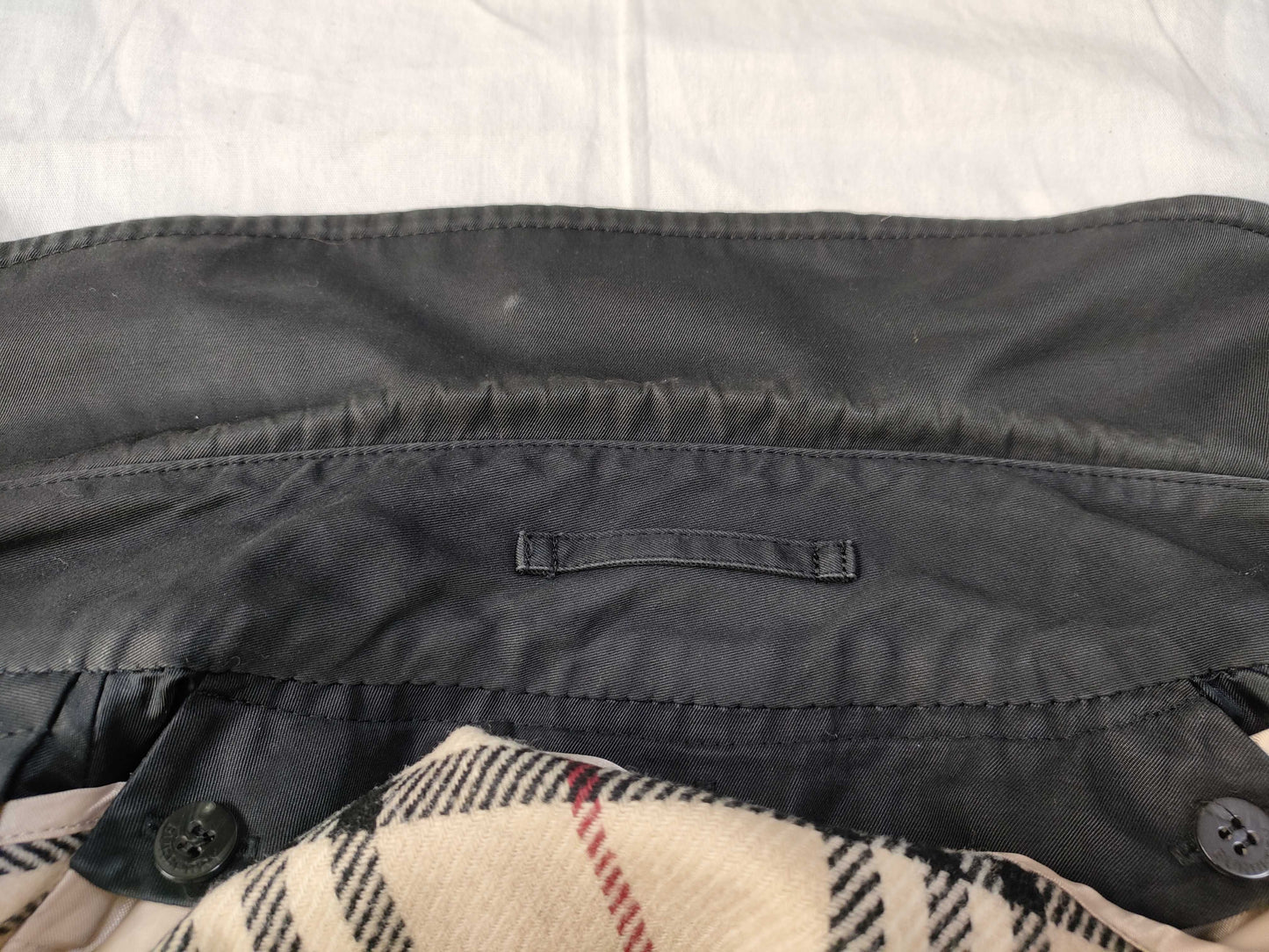 BURBERRY London Nova Check Trench Coat with Liner, Black