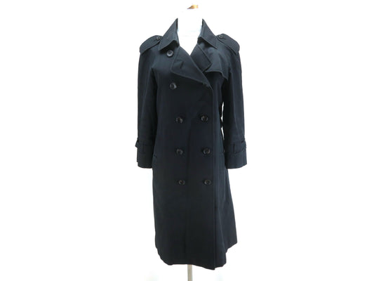 BURBERRY London Nova Check Trench Coat with Liner, Black