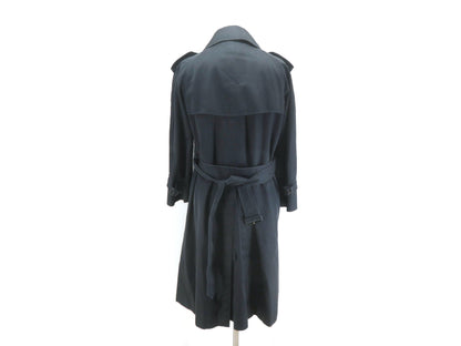 BURBERRY London Nova Check Trench Coat with Liner, Black