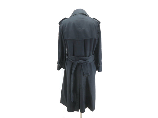 BURBERRY London Nova Check Trench Coat with Liner, Black