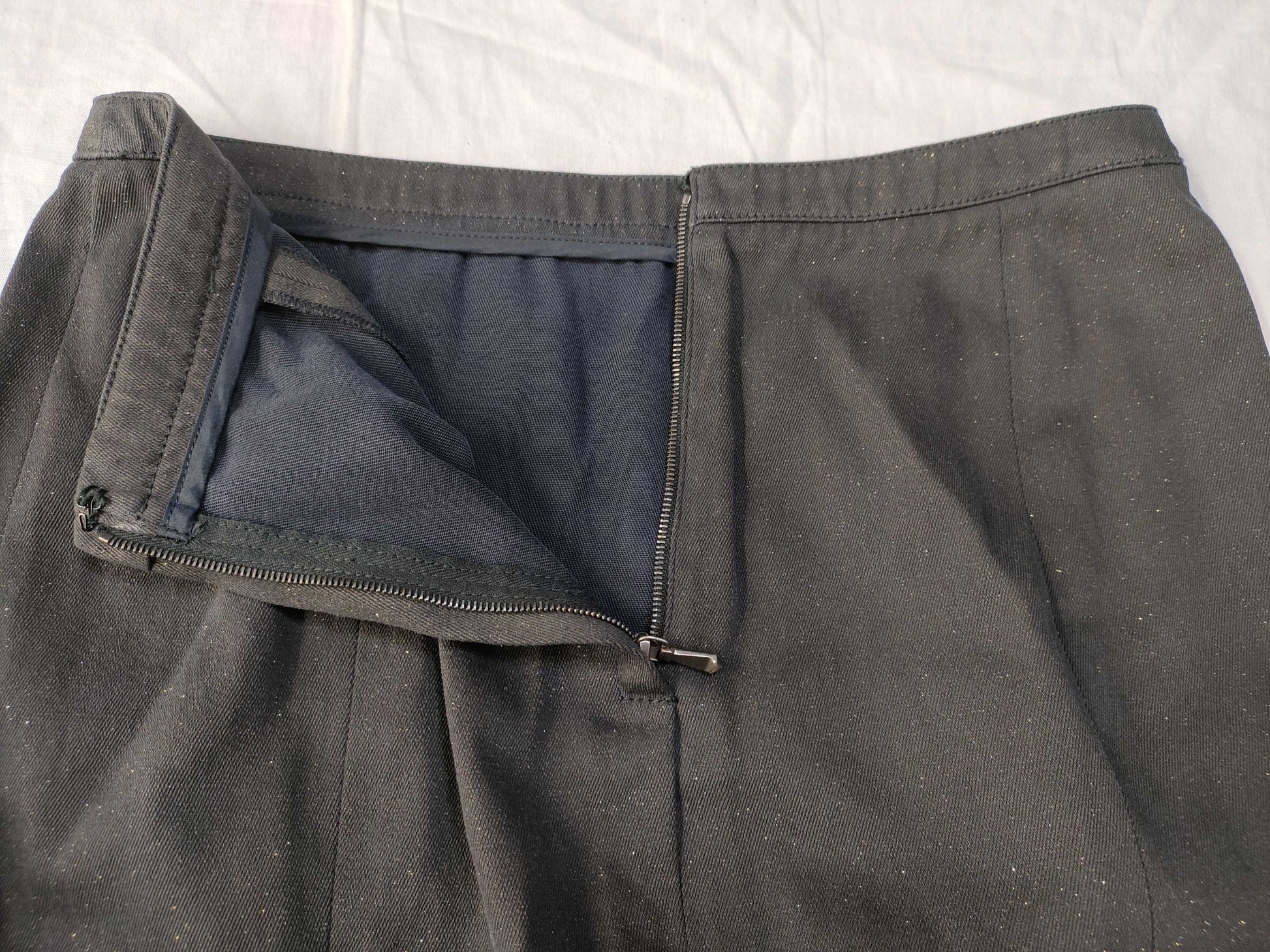 CHANEL Coco Mark Frill Skirt Black 04A Skirt