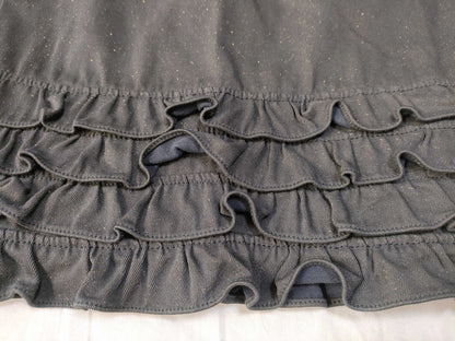 CHANEL Coco Mark Frill Skirt Black 04A Skirt