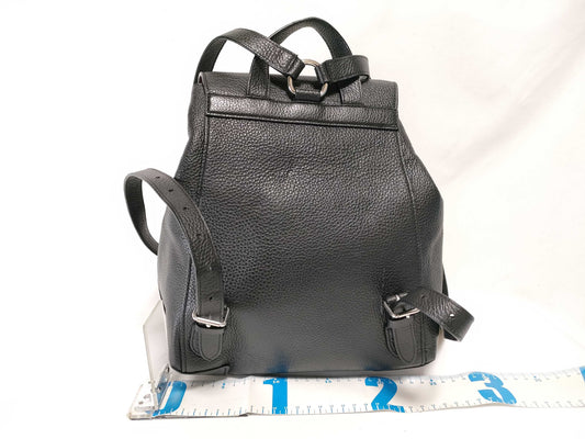 COACH CLIO Leather Backpack in Black