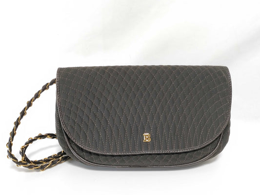 BALLY BALLY Chain Shoulder Bag Quilted Shoulder Bag