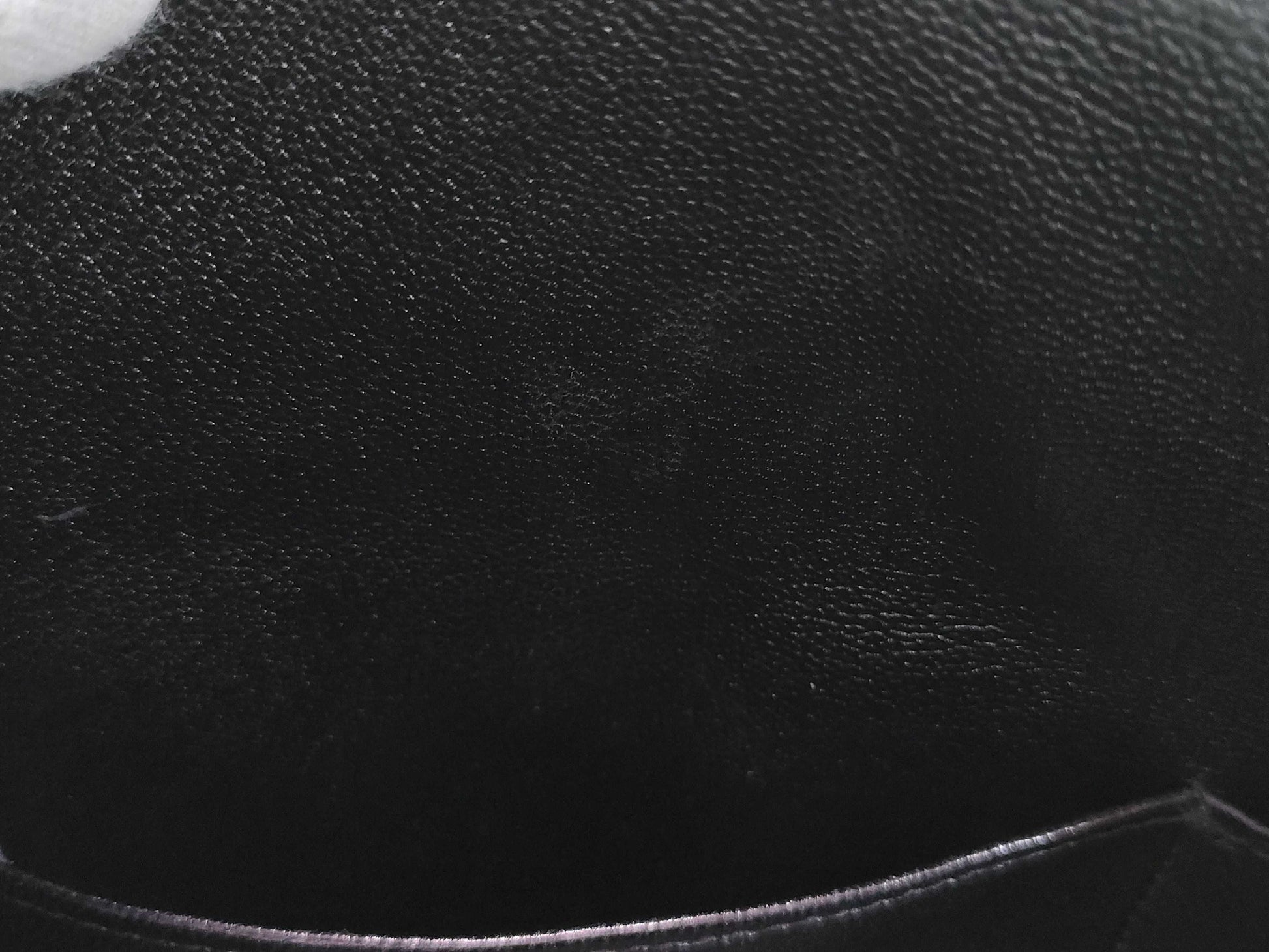 HERMES HERMES Kelly 32 Polosus Black Gold Hardware Black Noir 〇Y Bag