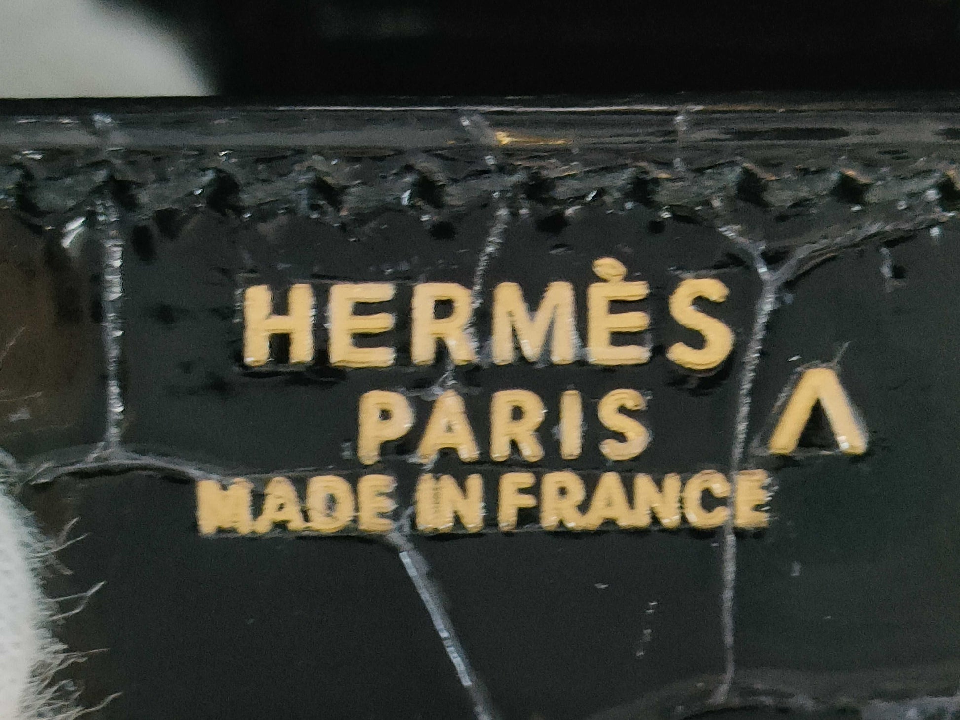 HERMES HERMES Kelly 32 Polosus Black Gold Hardware Black Noir 〇Y Bag