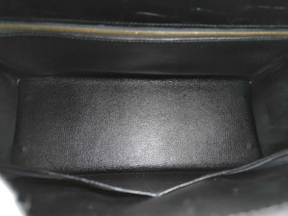 HERMES HERMES Kelly 32 Polosus Black Gold Hardware Black Noir 〇Y Bag