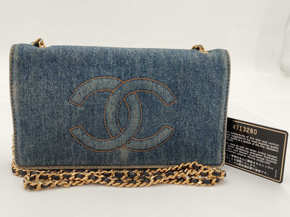 CHANEL Chanel Bag Denim Shoulder Bag