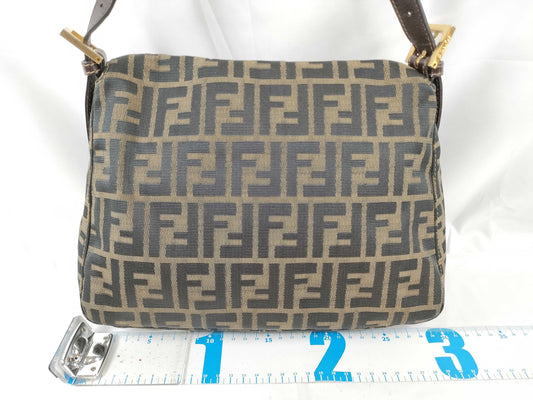 FENDI Zucca pattern Fendi Mamma Bucket one-shoulder bag canvas 2308 26325 089 brown handbag