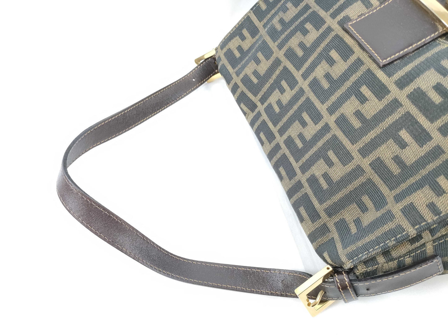 FENDI Zucca pattern Fendi Mamma Bucket one-shoulder bag canvas 2308 26325 089 brown handbag