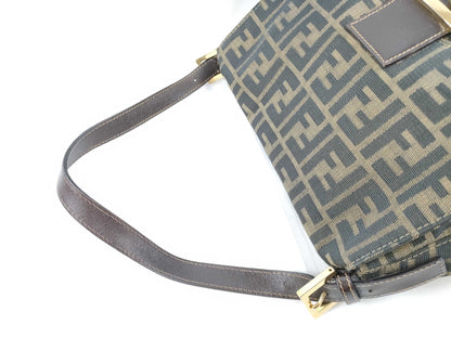 FENDI Zucca pattern Fendi Mamma Bucket one-shoulder bag canvas 2308 26325 089 brown handbag