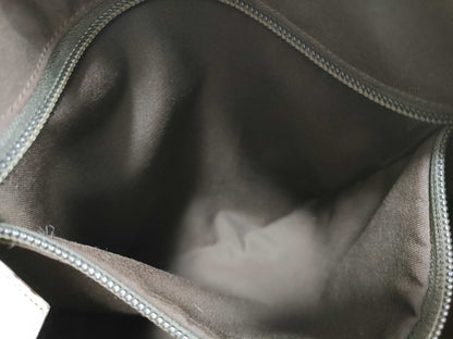 GUCCI GG Canvas Leather Shoulder Bag