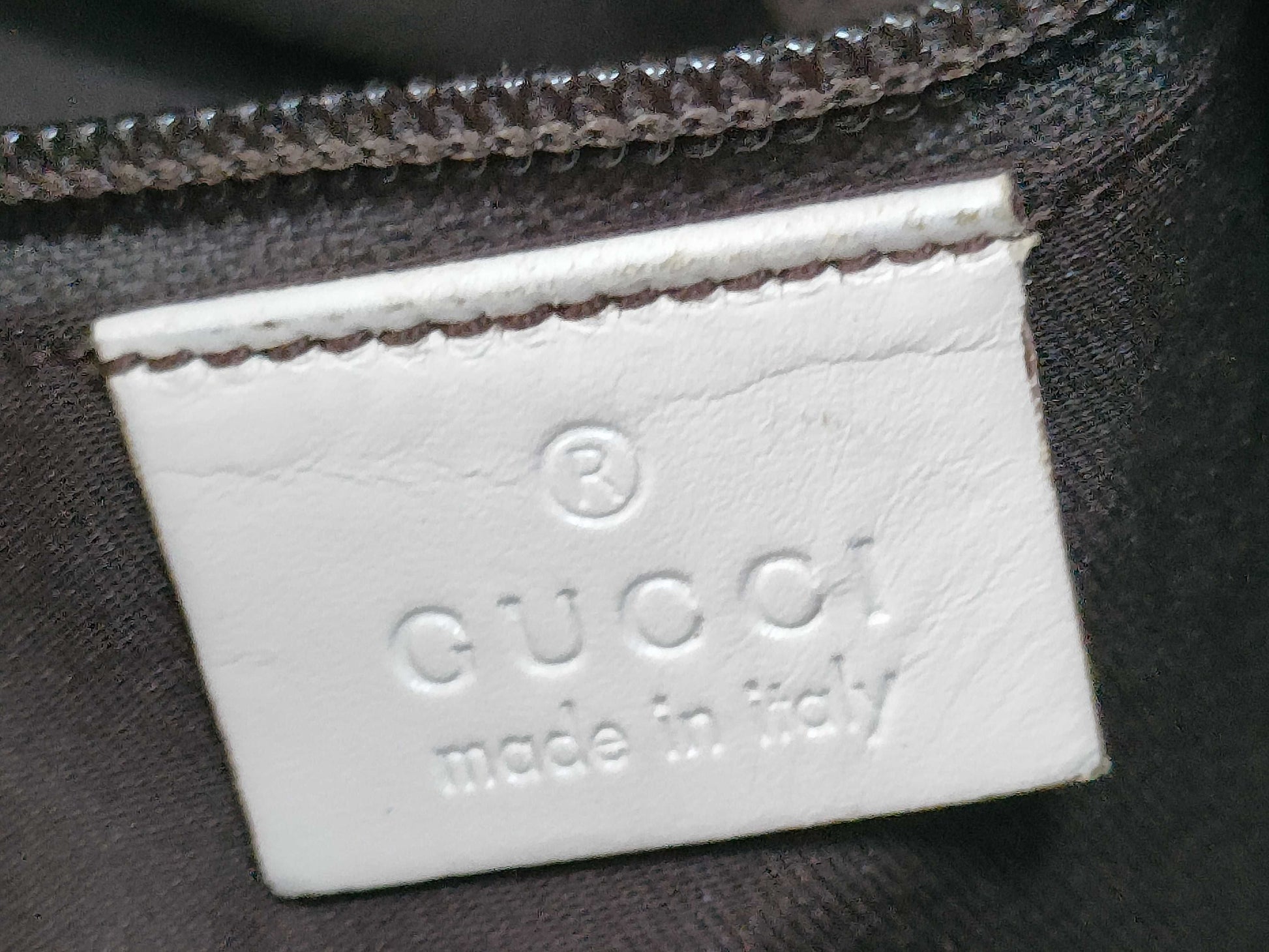 GUCCI GG Canvas Leather Shoulder Bag