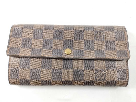 LOUIS VUITTON CA 0035 RFID Unverified Monogram LV Damae Sara N61734/CA0035 Wallet
