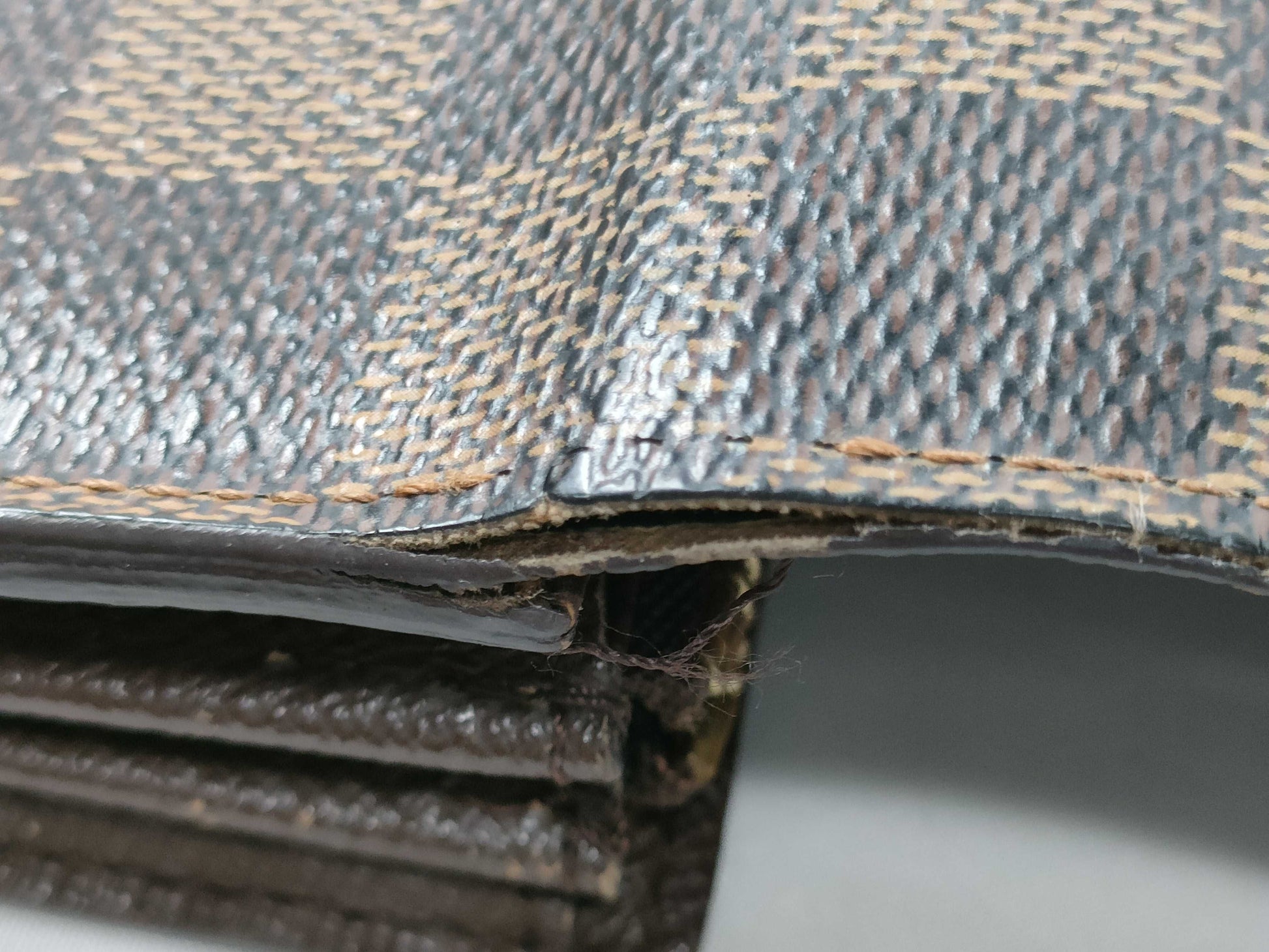 LOUIS VUITTON CA 0035 RFID Unverified Monogram LV Damae Sara N61734/CA0035 Wallet