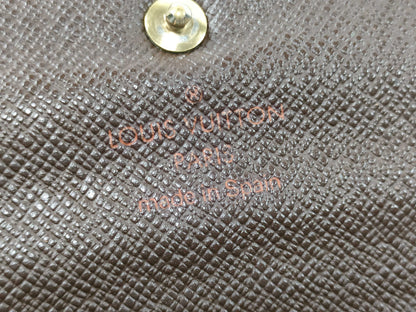 LOUIS VUITTON CA 0035 RFID Unverified Monogram LV Damae Sara N61734/CA0035 Wallet