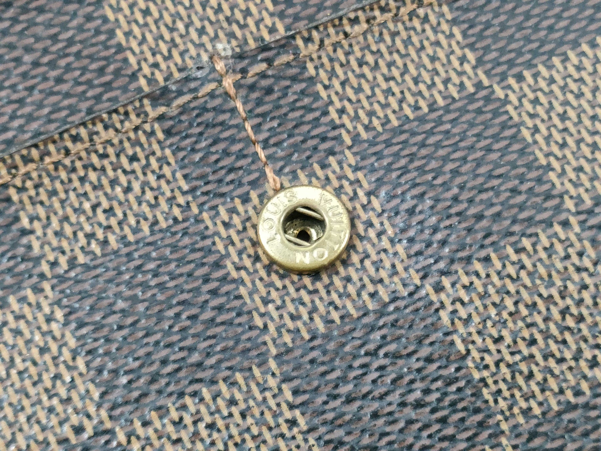 LOUIS VUITTON CA 0035 RFID Unverified Monogram LV Damae Sara N61734/CA0035 Wallet
