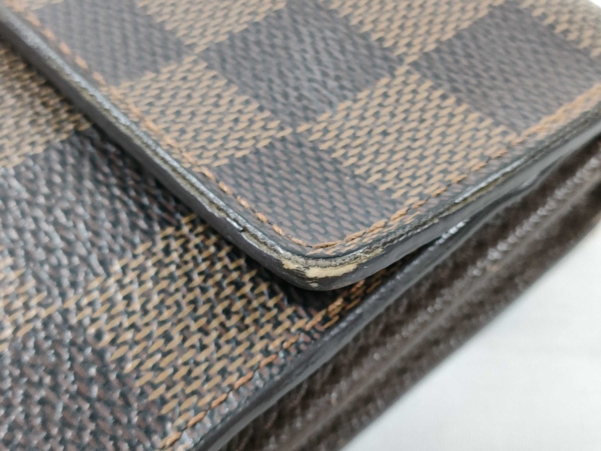 LOUIS VUITTON CA 0035 RFID Unverified Monogram LV Damae Sara N61734/CA0035 Wallet