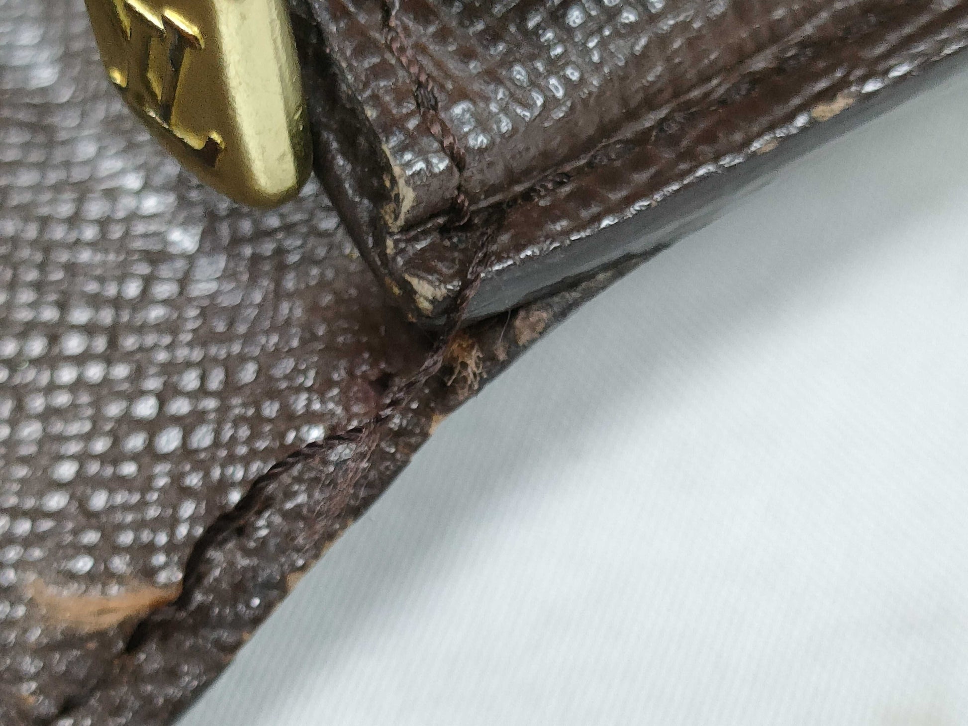 LOUIS VUITTON CA 0035 RFID Unverified Monogram LV Damae Sara N61734/CA0035 Wallet