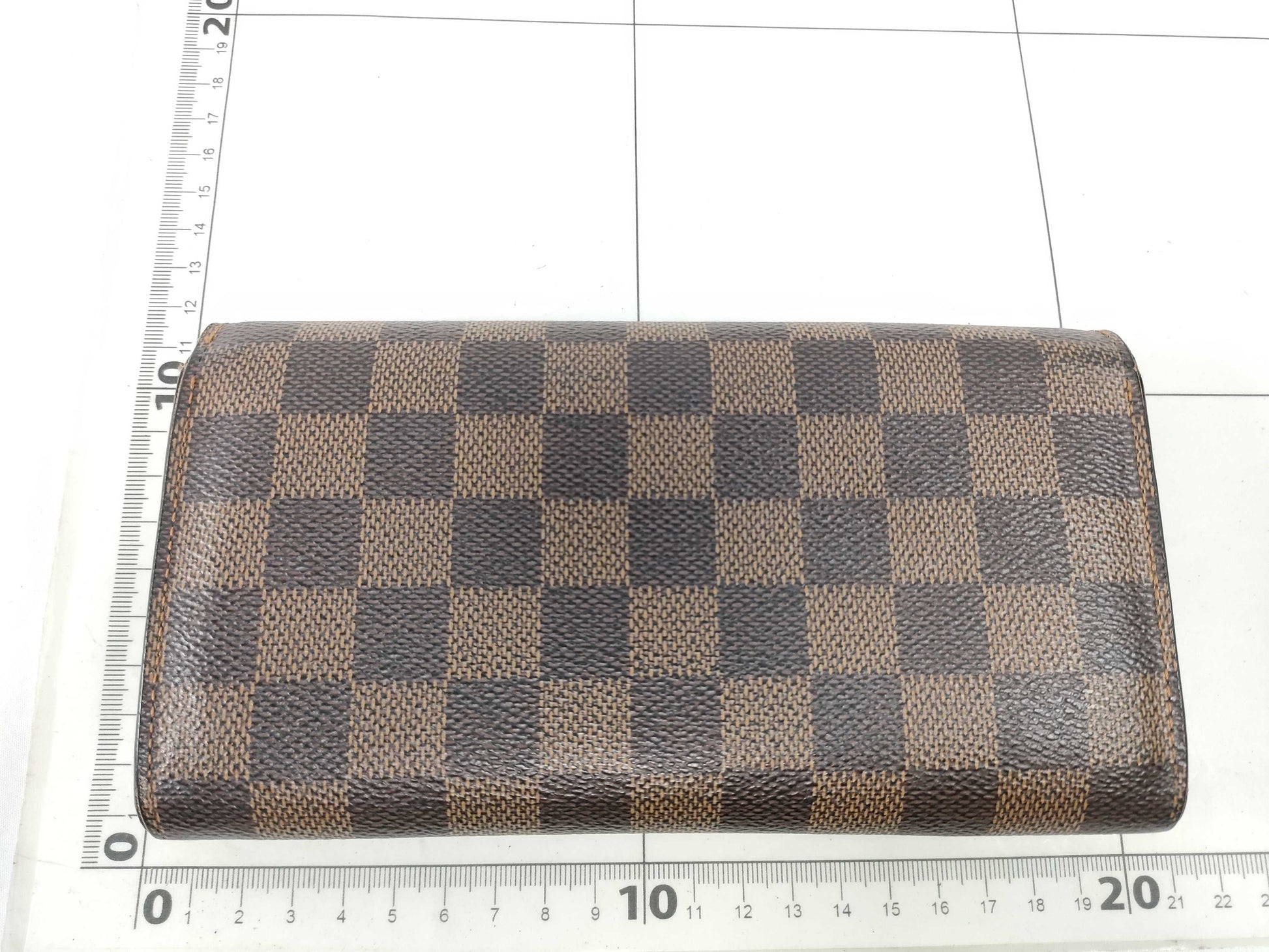 LOUIS VUITTON CA 0035 RFID Unverified Monogram LV Damae Sara N61734/CA0035 Wallet