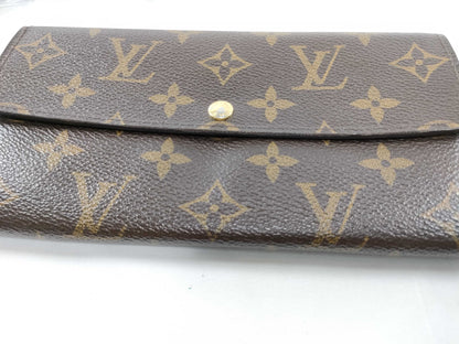 LOUIS VUITTON CA 0112 RFID Unverified Monogram Louis Vuitton Long Wallet