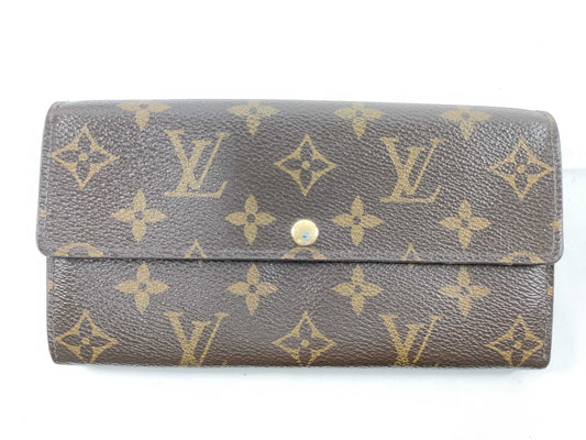 LOUIS VUITTON CA 0112 RFID Unverified Monogram Louis Vuitton Long Wallet