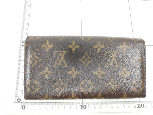 LOUIS VUITTON CA 0112 RFID Unverified Monogram Louis Vuitton Long Wallet