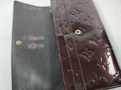 LOUIS VUITTON TN 1102 RFID Unverified Vernis LV Vernis Aultefeuille Sarah Wallet