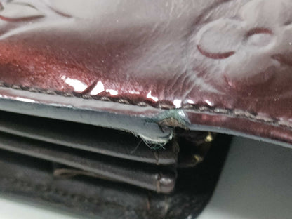 LOUIS VUITTON TN 1102 RFID Unverified Vernis LV Vernis Aultefeuille Sarah Wallet