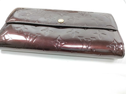 LOUIS VUITTON TN 1102 RFID Unverified Vernis LV Vernis Aultefeuille Sarah Wallet