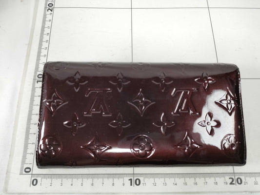 LOUIS VUITTON TN 1102 RFID Unverified Vernis LV Vernis Aultefeuille Sarah Wallet