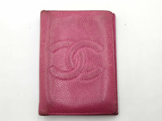 CHANEL Business Card Case Pink Card Case, Pass Case, Business Card Case