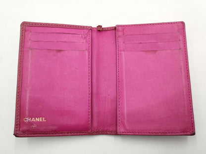 CHANEL Business Card Case Pink Card Case, Pass Case, Business Card Case