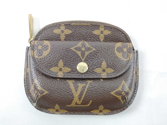 LOUIS VUITTON CA 0096 RFID Unverified Monogram LV Monogram Coin Case